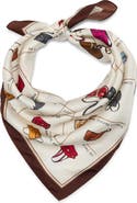 COACH Originals Catalog Print Silk Scarf