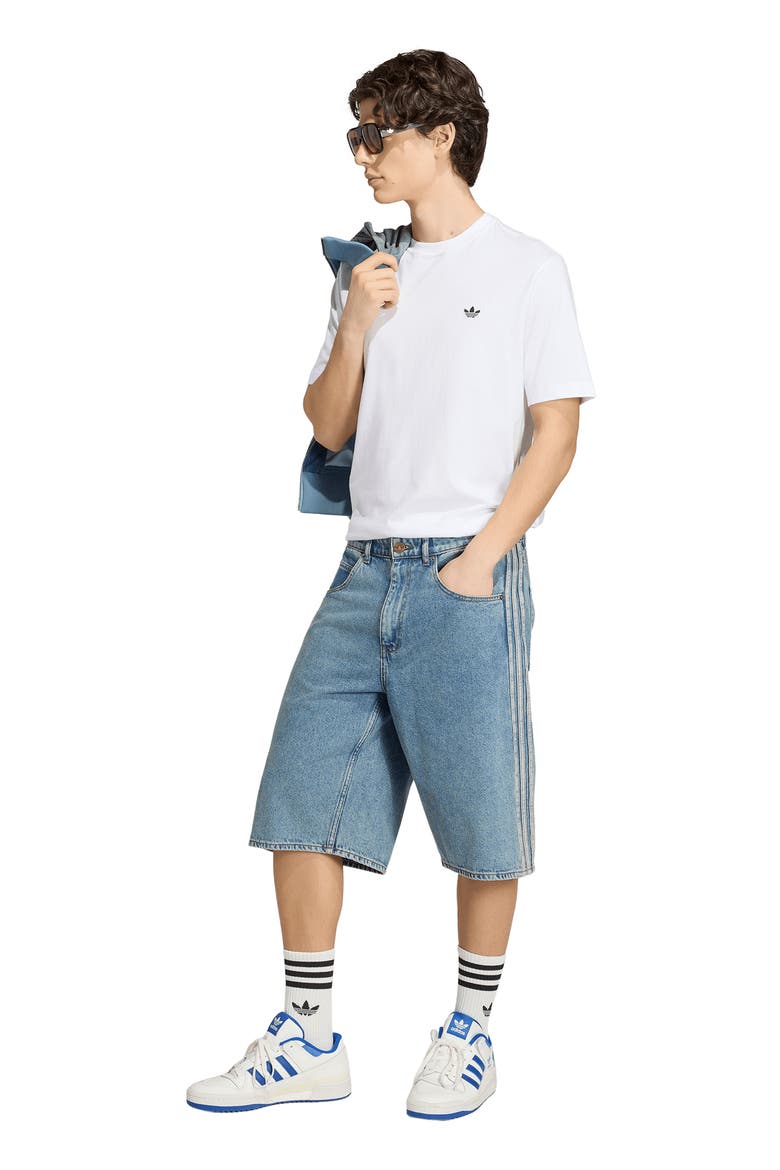 Firebird Shorts, Alternate, color, WORN BLUE DENIM