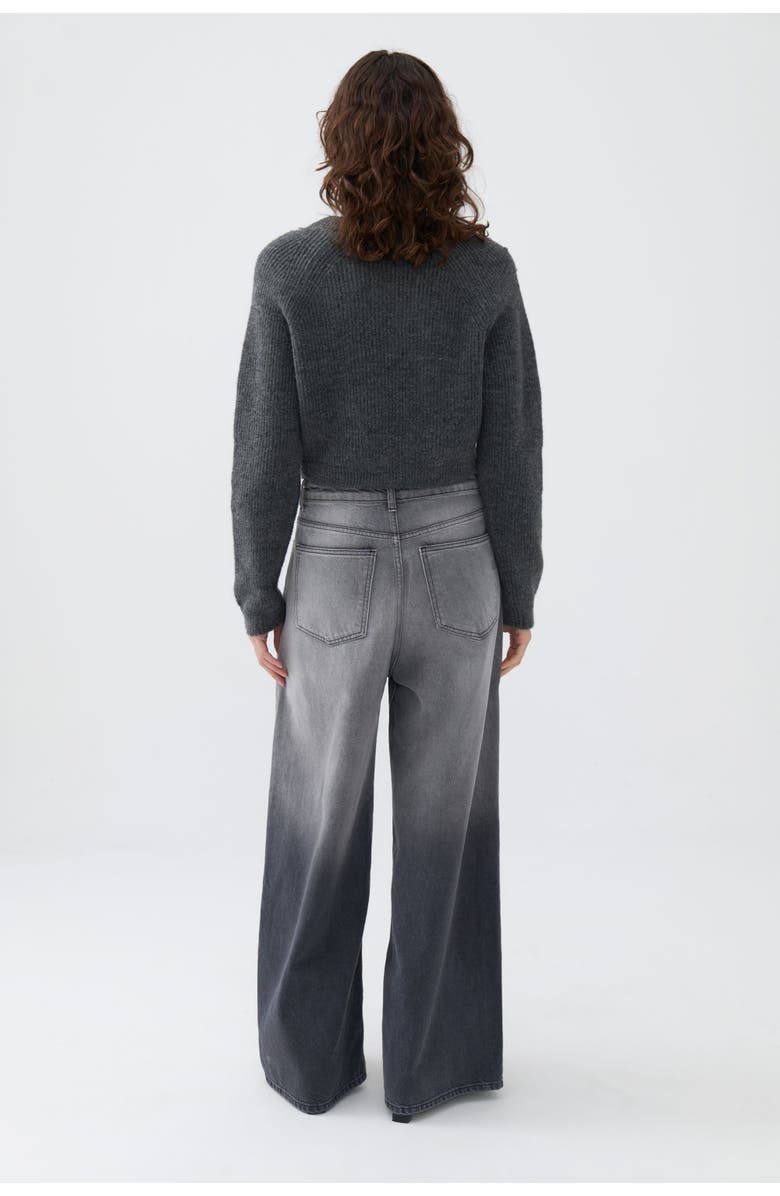 Nocturne Wide Leg Gradient Jeans, Alternate, color, 