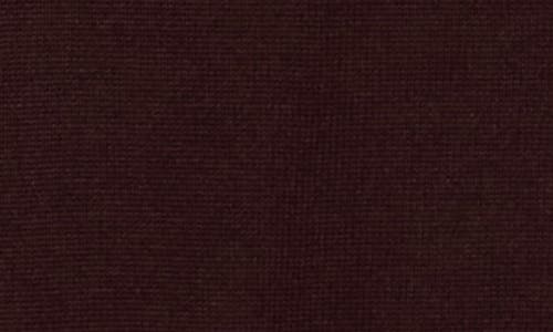 Democracy Ruffle Crewneck Sweater In Burgundy