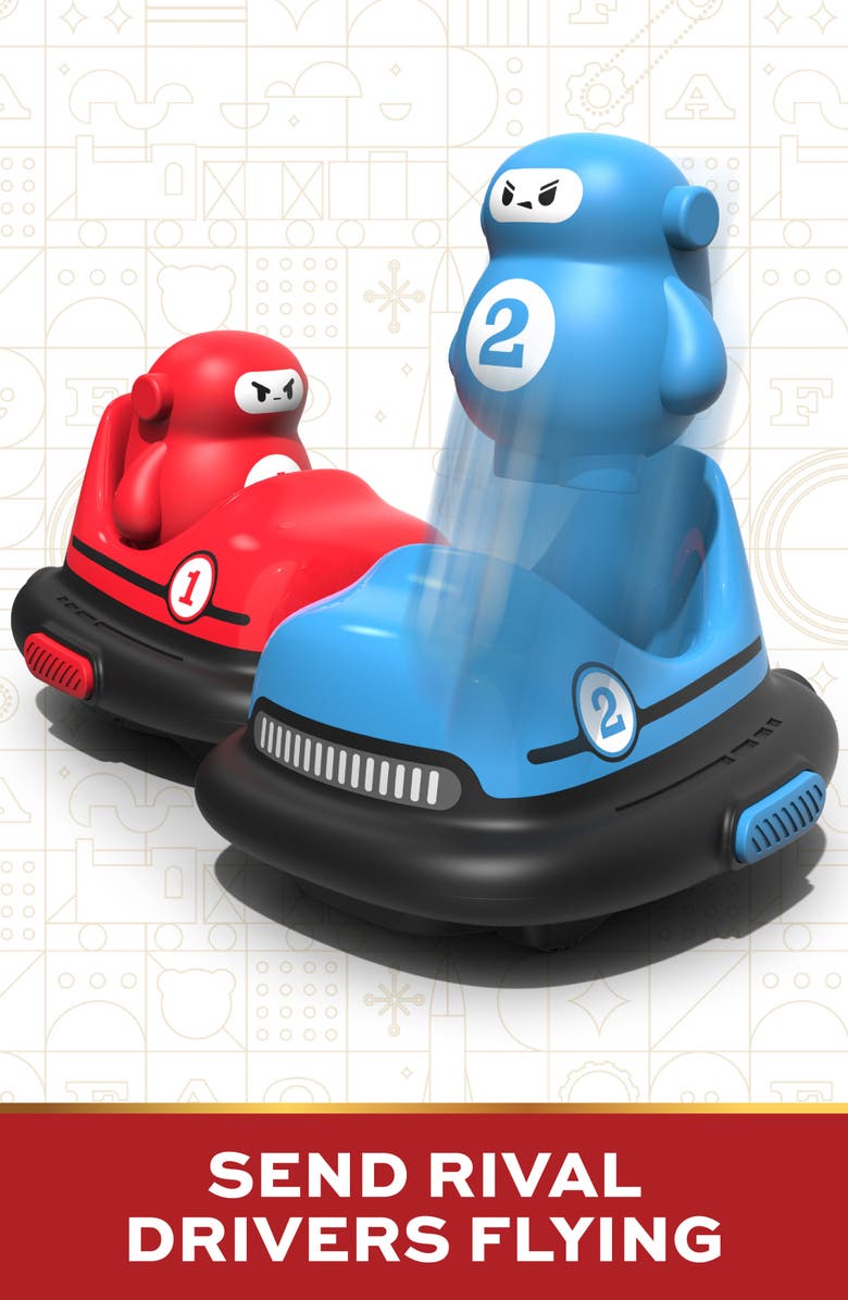FAO Schwarz Radio Controlled Bumper Car Bots Toy, Alternate, color, Blue/ Red