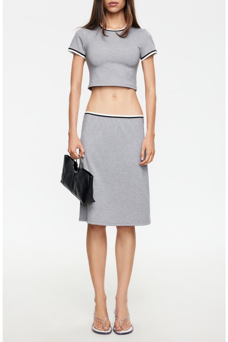 Laguna Midi Skirt, Main, color, GREY