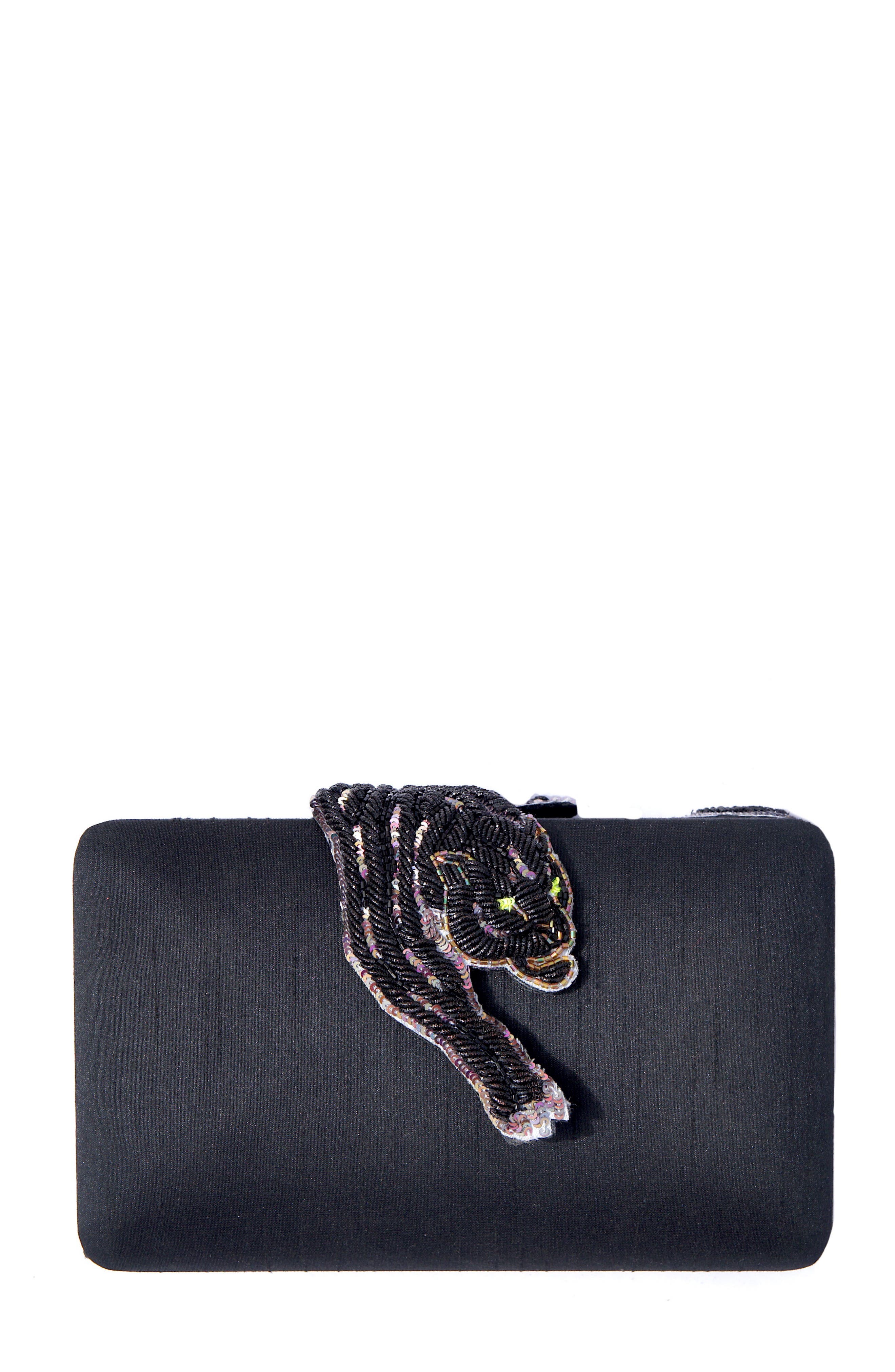 Simitri BagHeera Clutch, Main, color, 