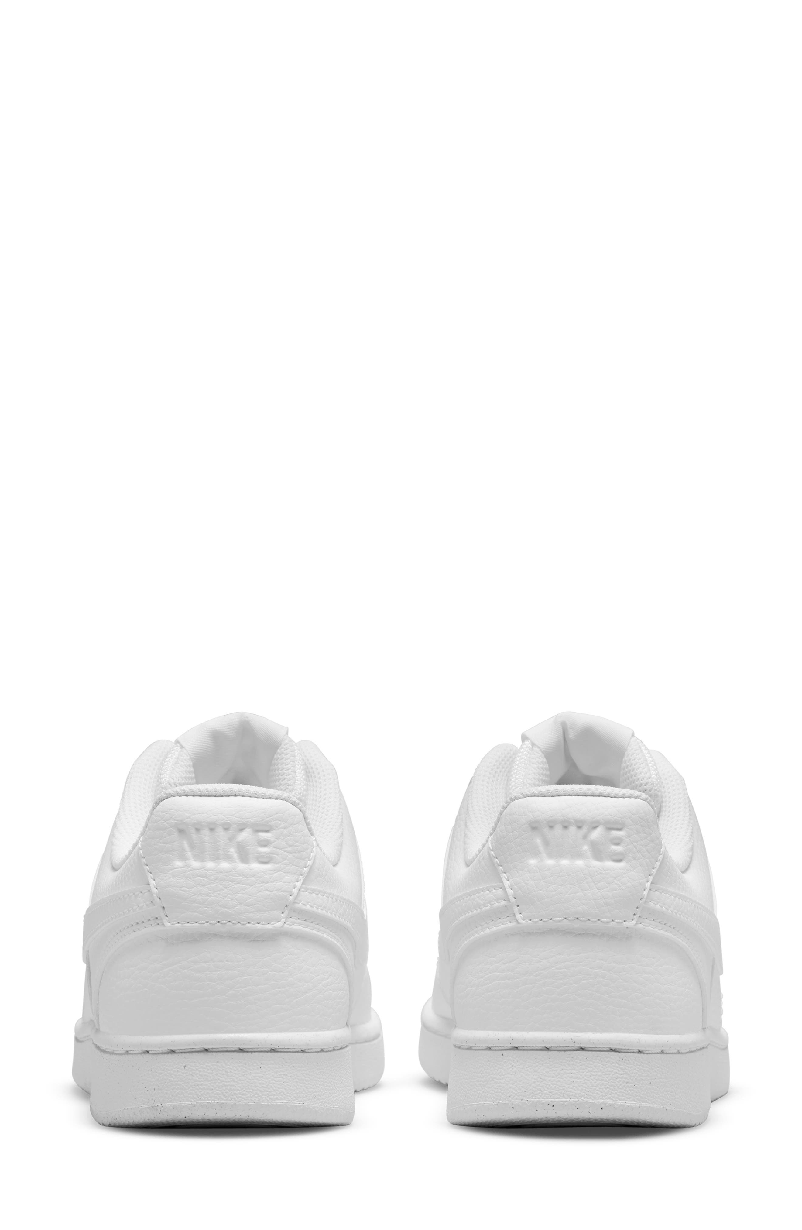 Nike Court Vision Low Sneaker, Alternate, color, 100 White/White/White
