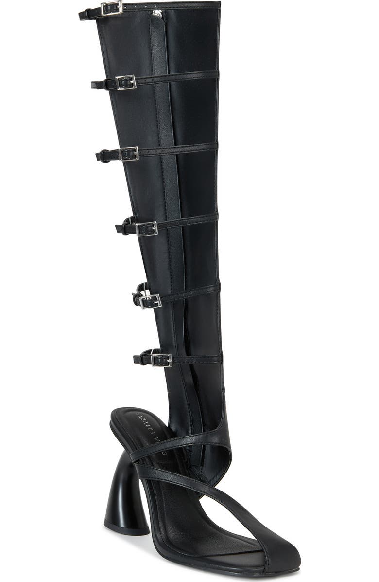 AZALEA WANG Andrius Cutout Boot, Main, color, Black