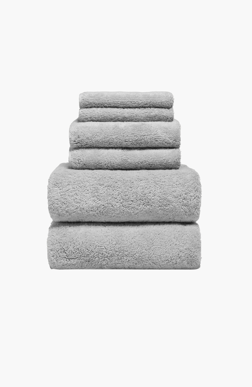 Italic Ultraplush Australian Cotton Standard Towel Set In Gray