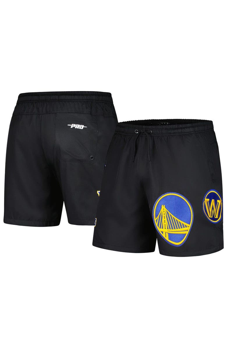 PRO STANDARD Men's Pro Standard Black Golden State Warriors Classics Woven Shorts, Main, color, Black