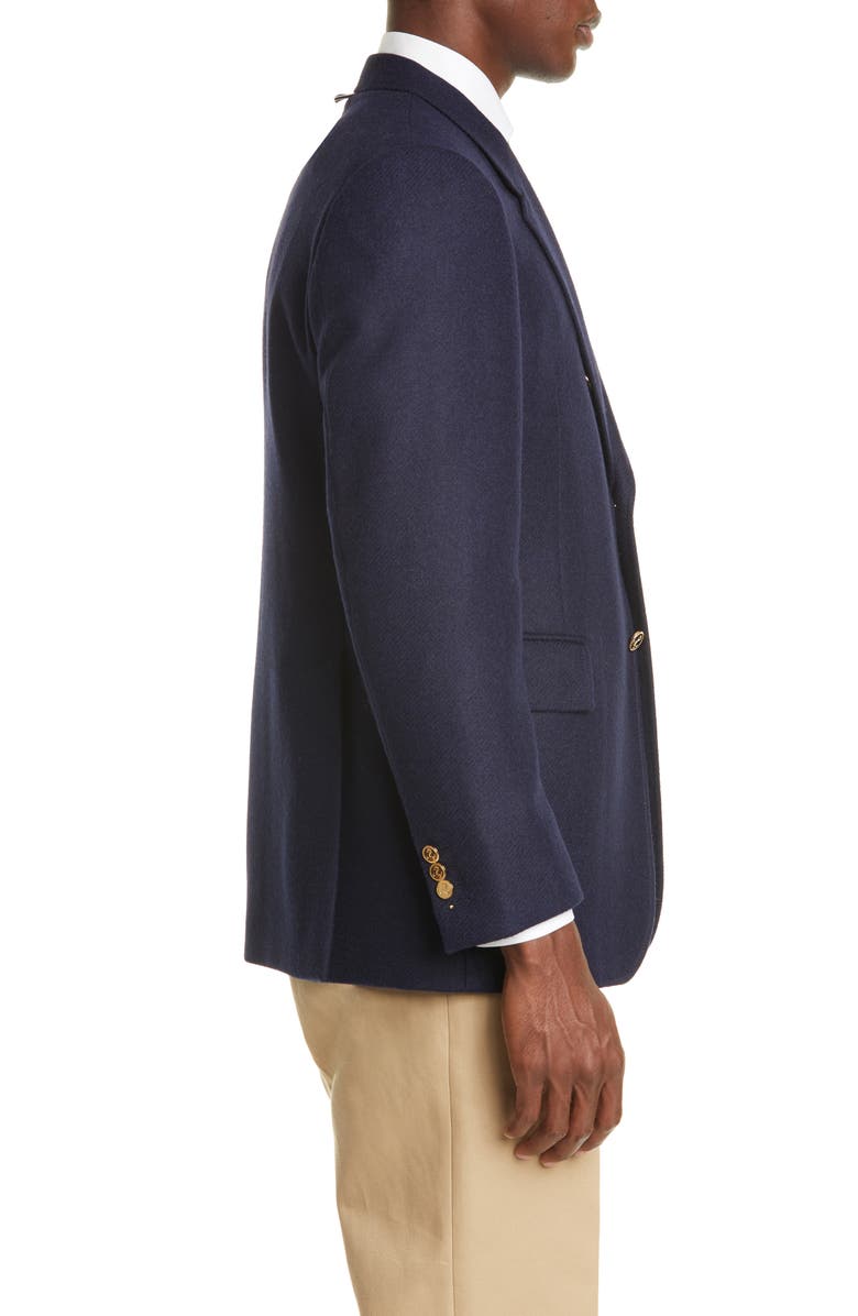 Thom Browne Sleeve Stripe Wool Sport Coat, Alternate, color, 