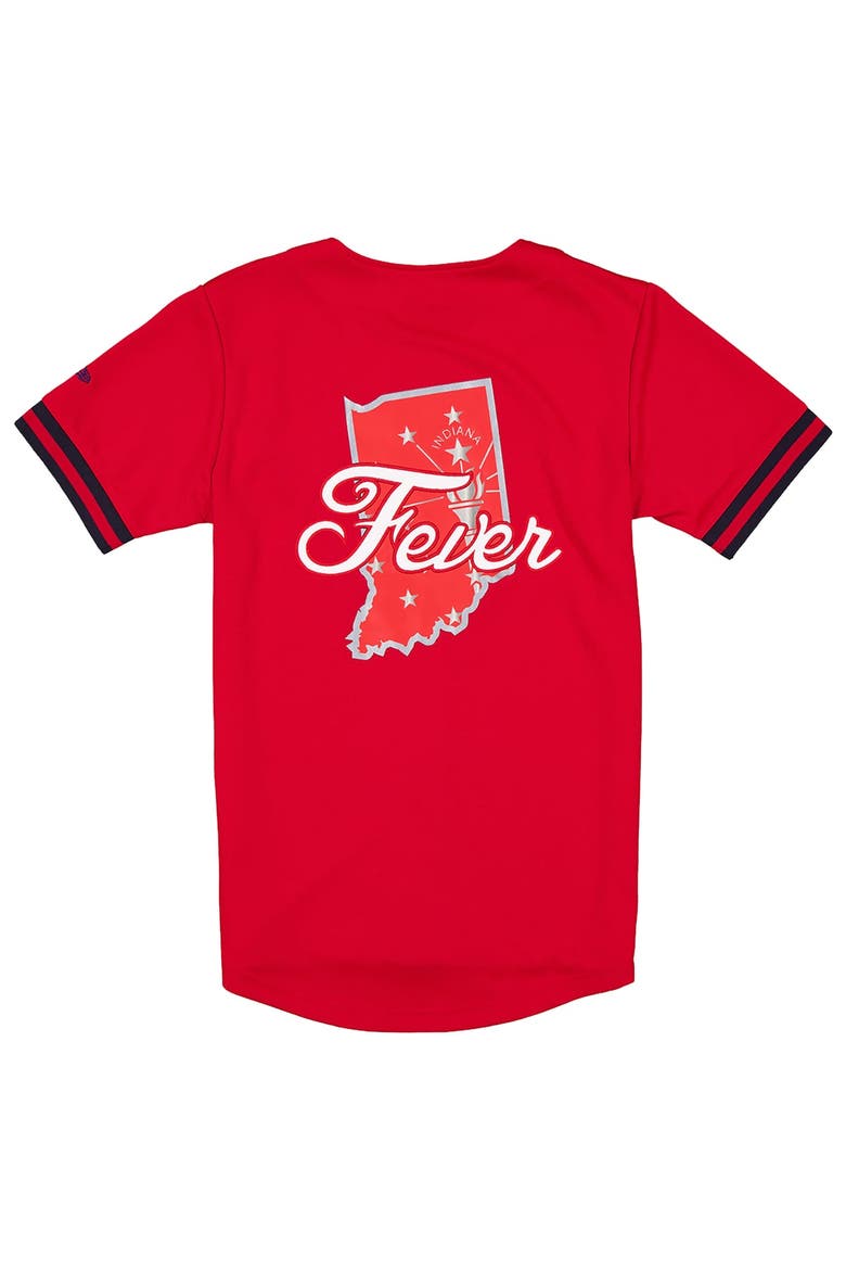 Men's New Era Red Indiana Fever 2026 WNBA Draft Hometown Baseball Jersey, Alternate, color, Red