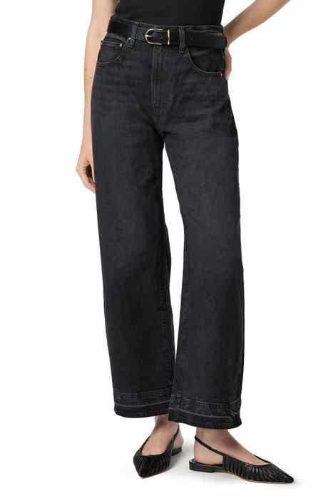 PAIGE Arellia Release Hem High Waist Ankle Barrel Jeans