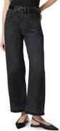 PAIGE Arellia Release Hem High Waist Ankle Barrel Jeans