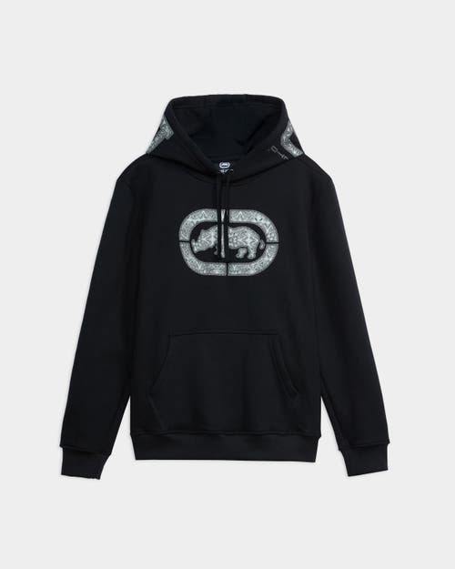 Ecko Overstand Hoodie In Black