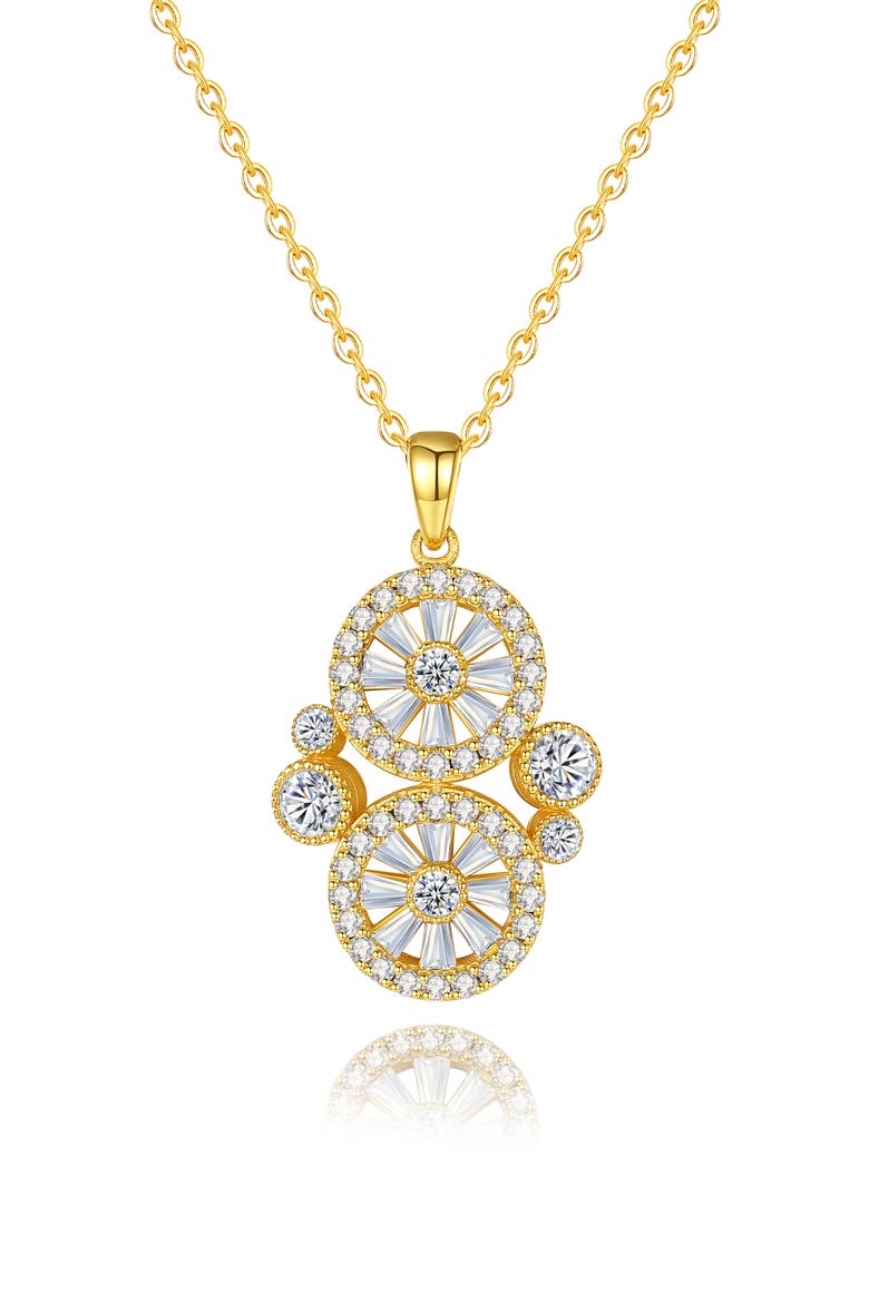 Wheel of Fortune Necklace, Main, color, Gold