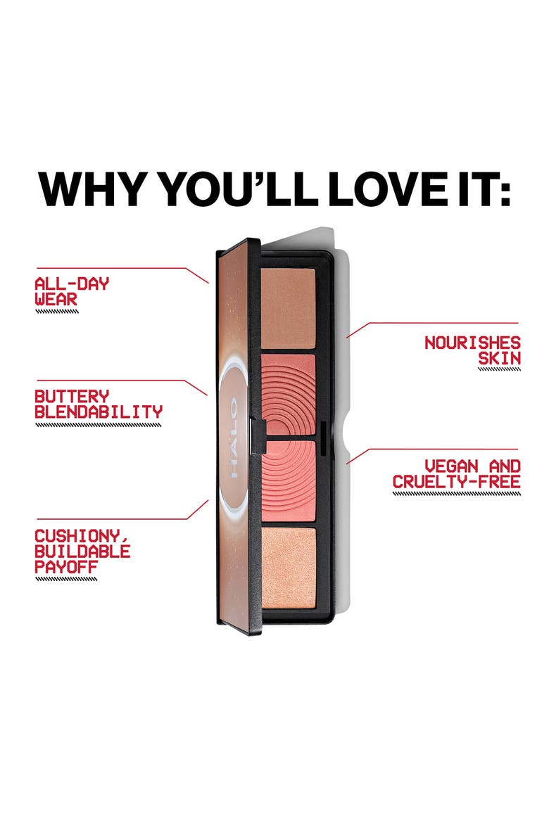 Halo Sculpt + Glow Face Palette with Vitamin E, Alternate, color, BERRY
