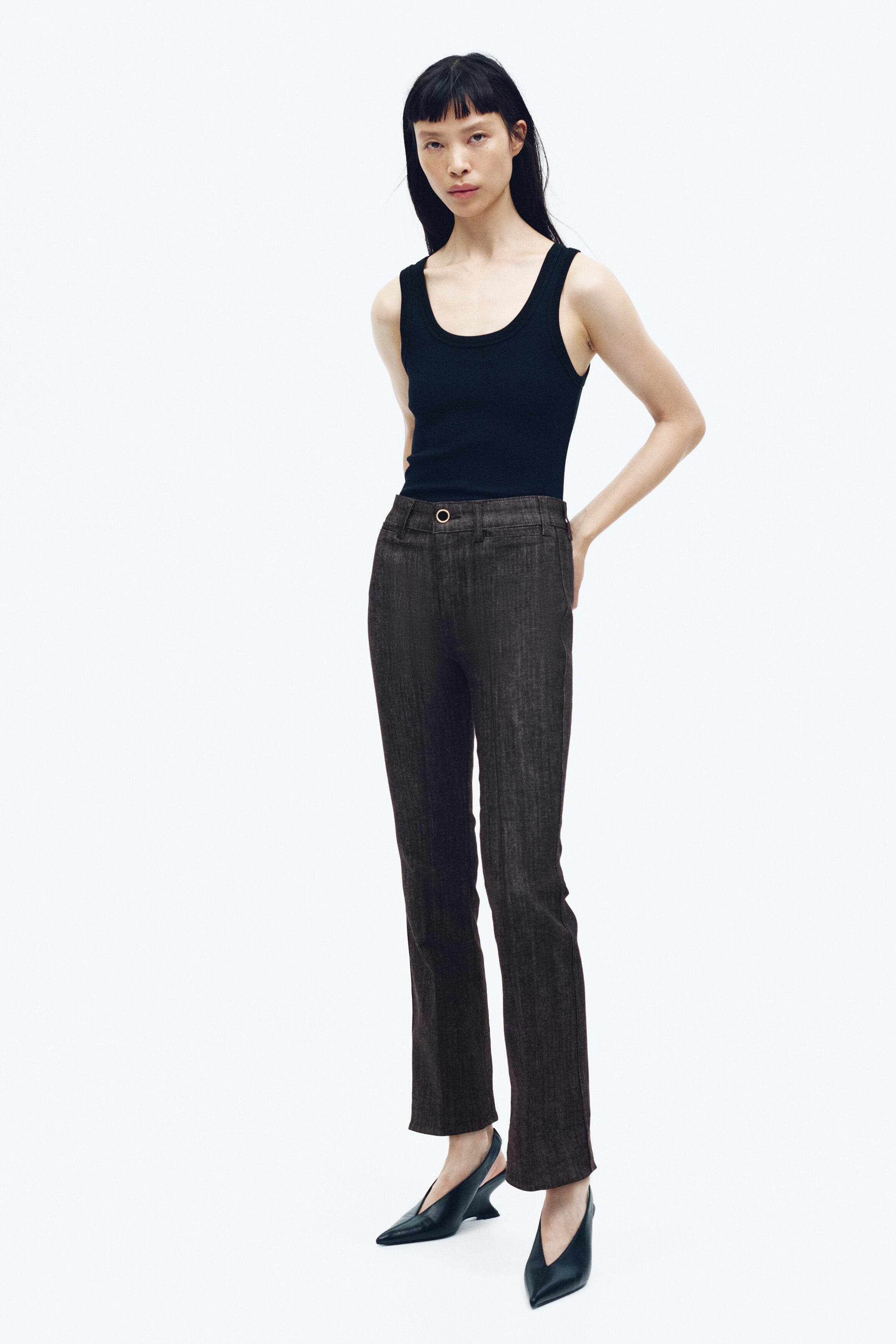 Flared High Ankle Jeans - image 2