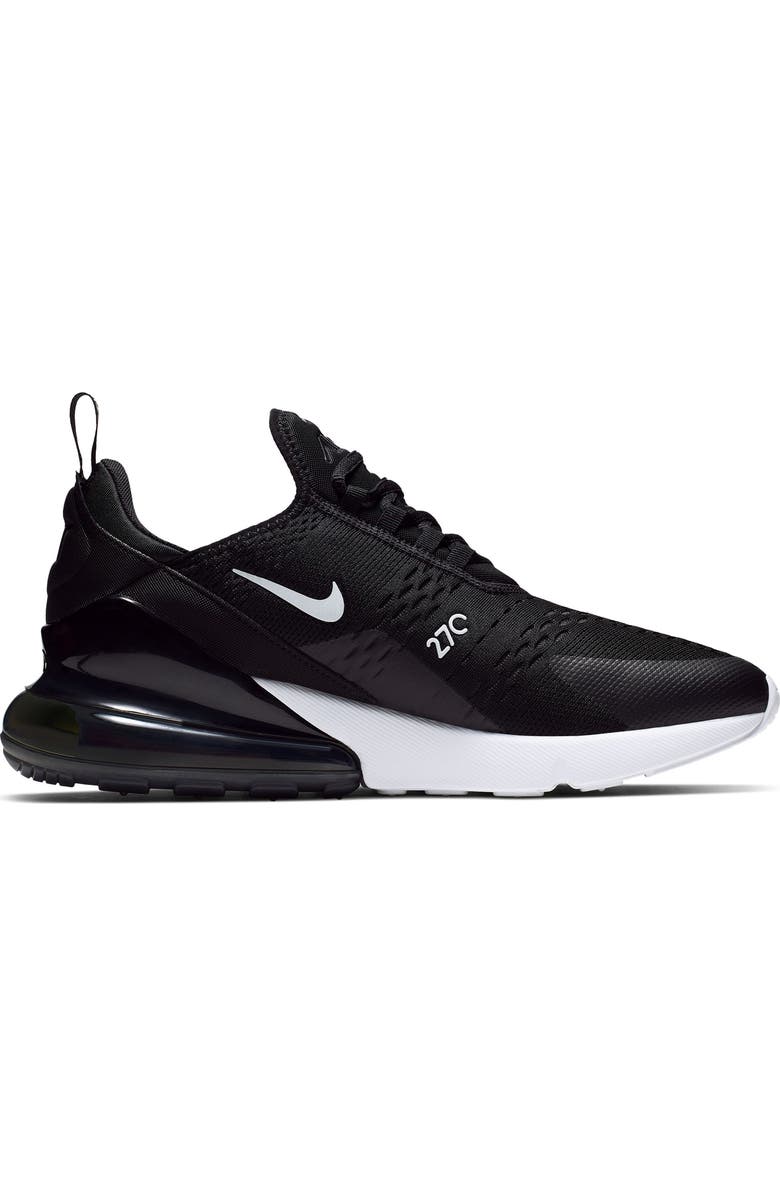 Nike Air Max 270 Sneaker, Alternate, color, 002 Black/Anthracite