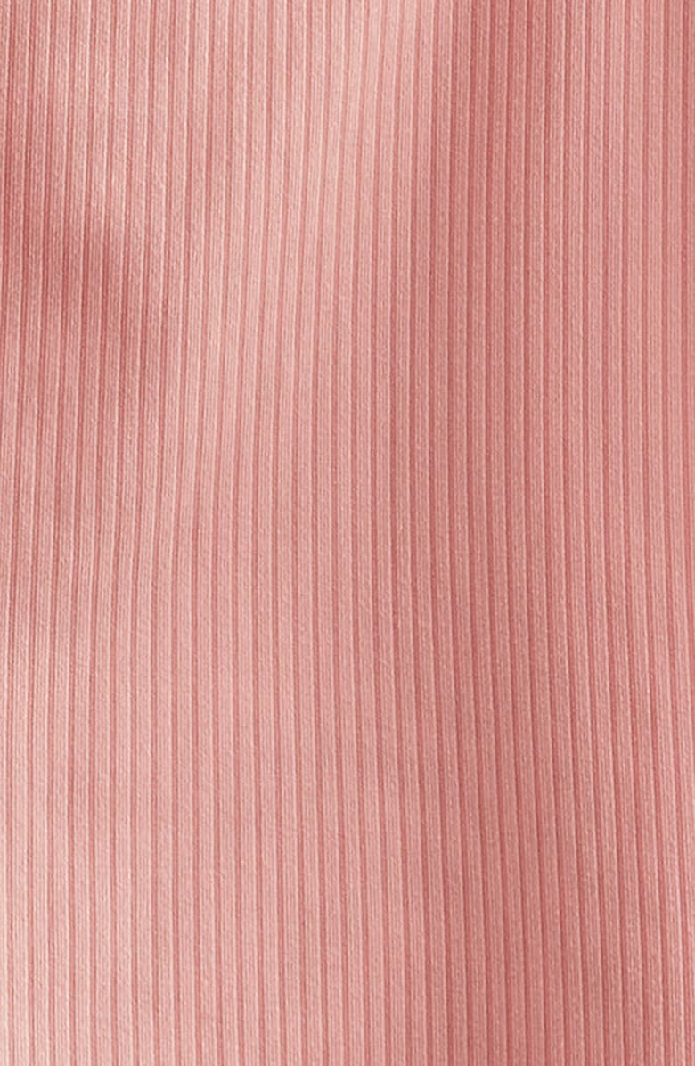 Zella Girl Kids' All in Cutout Rib T-Shirt, Alternate, color, Pink Pudding