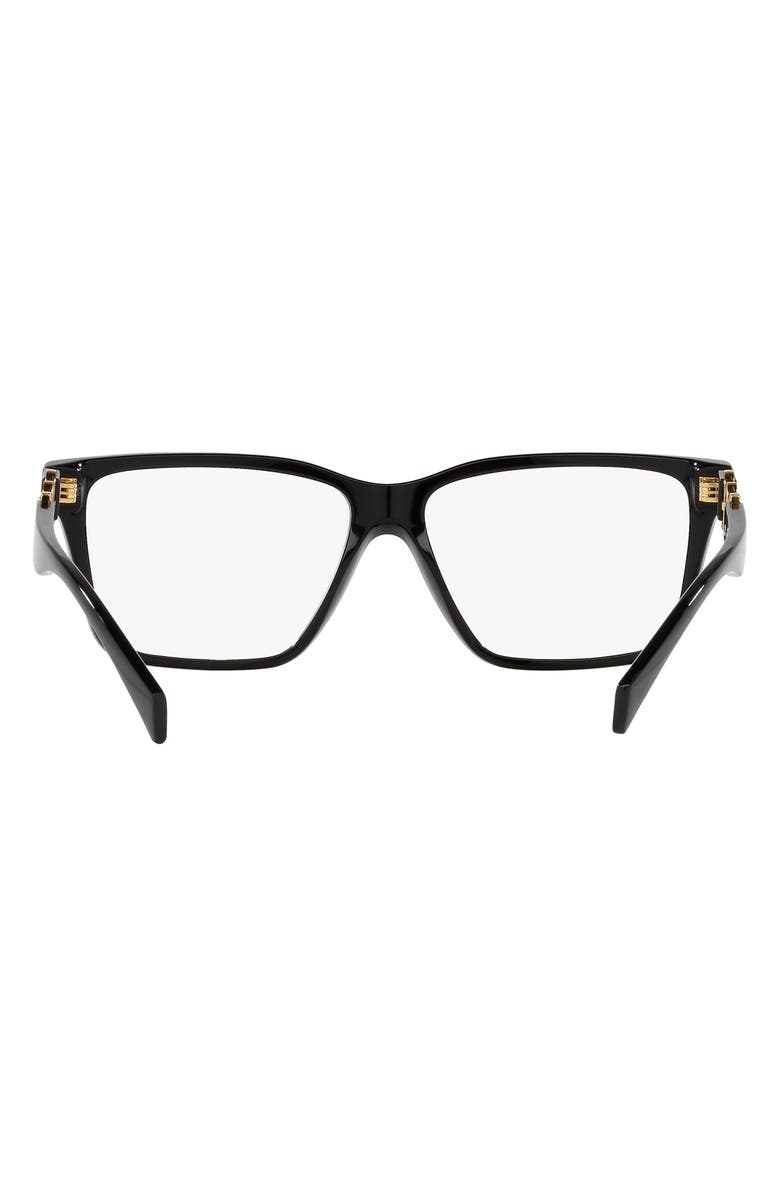 Versace 54mm Rectangular Optical Glasses, Alternate, color,