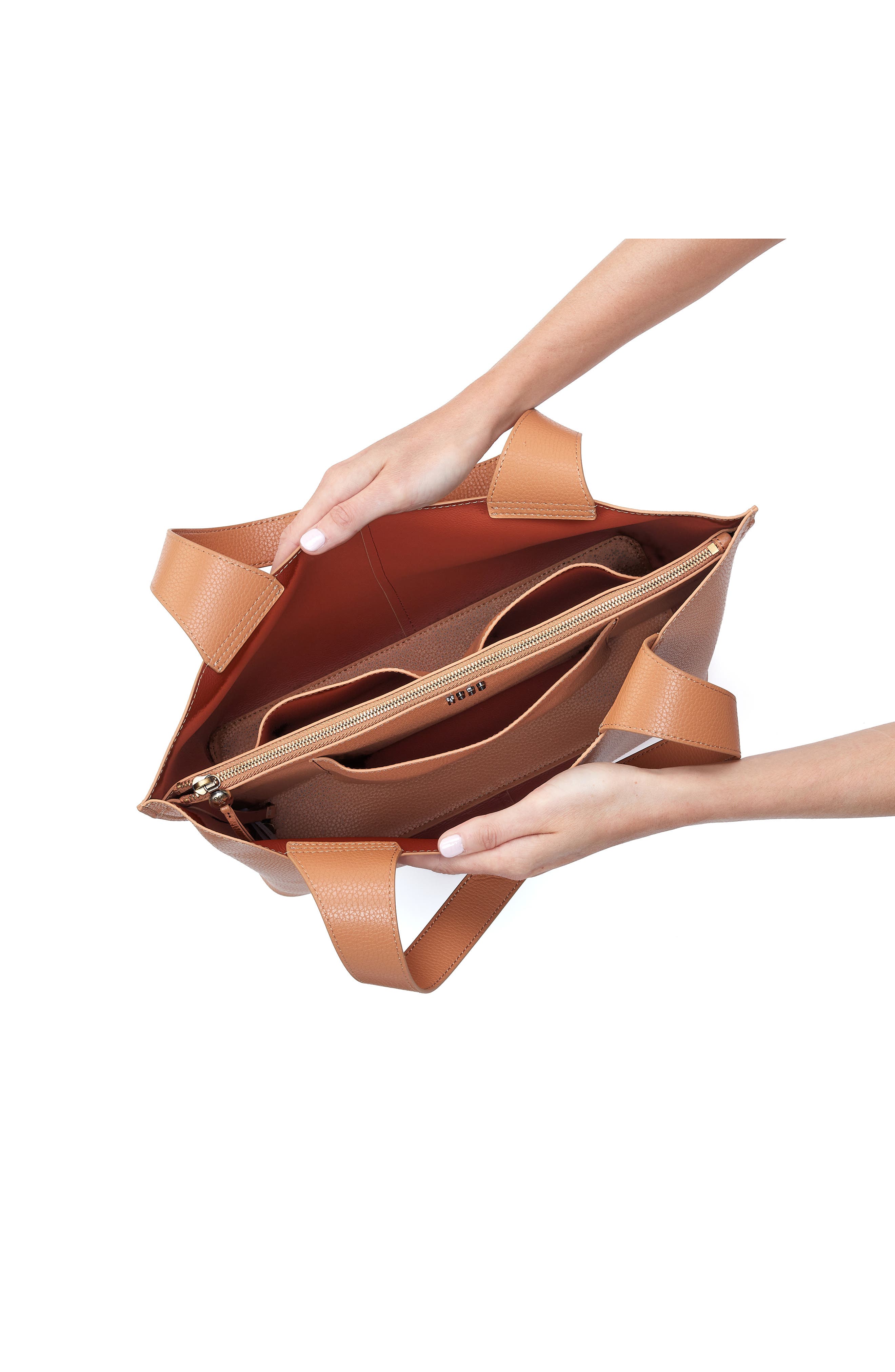 Vida Leather Tote, Alternate, color, BISCUIT COCONUT SHELL