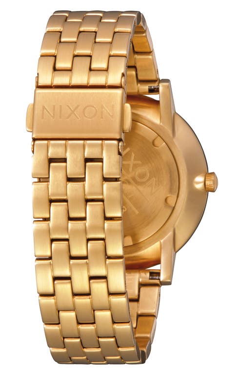 Nixon Porter Bracelet Watch, 40mm In All Gold/black