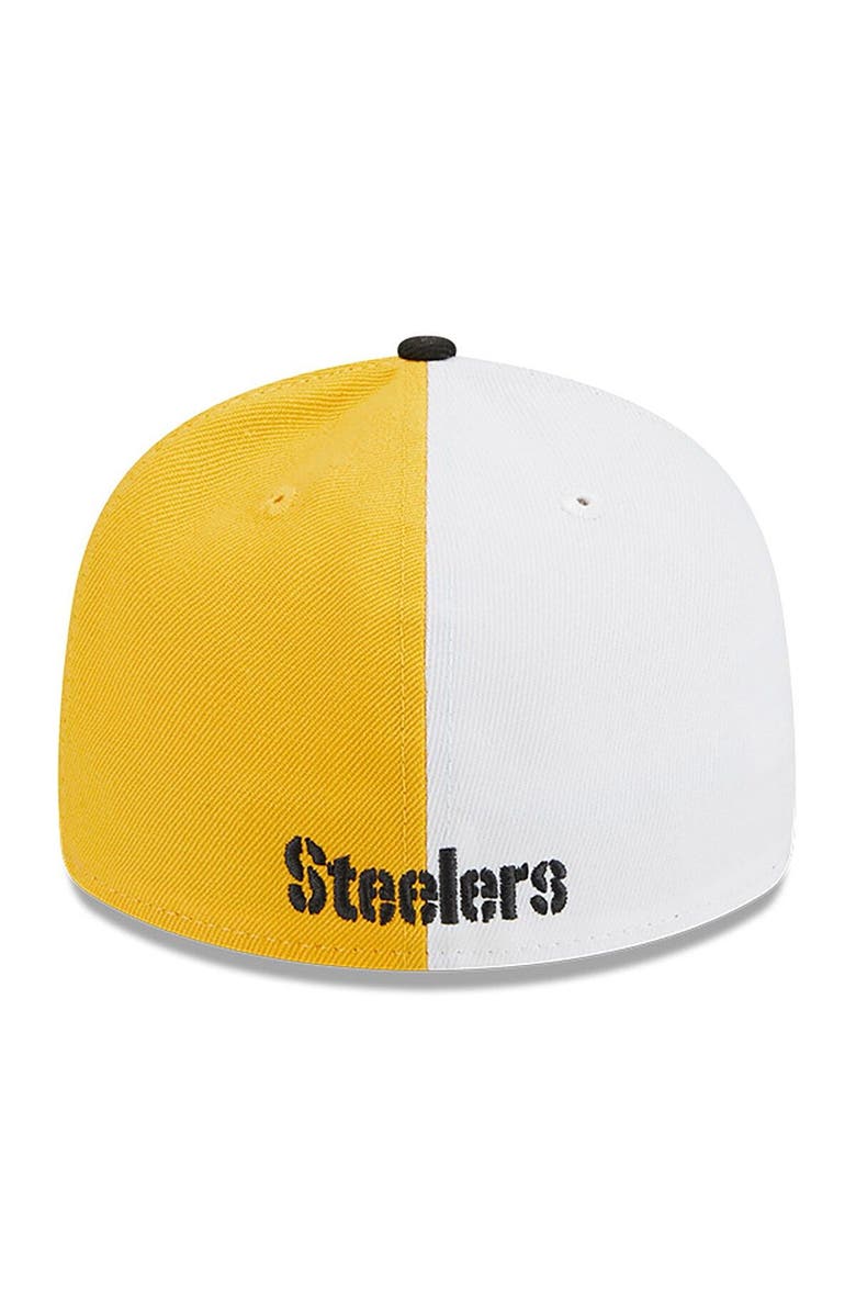 New Era Men's New Era  Gold/Black Pittsburgh Steelers 2023 Sideline Low Profile 59FIFTY Fitted Hat, Alternate, color, 