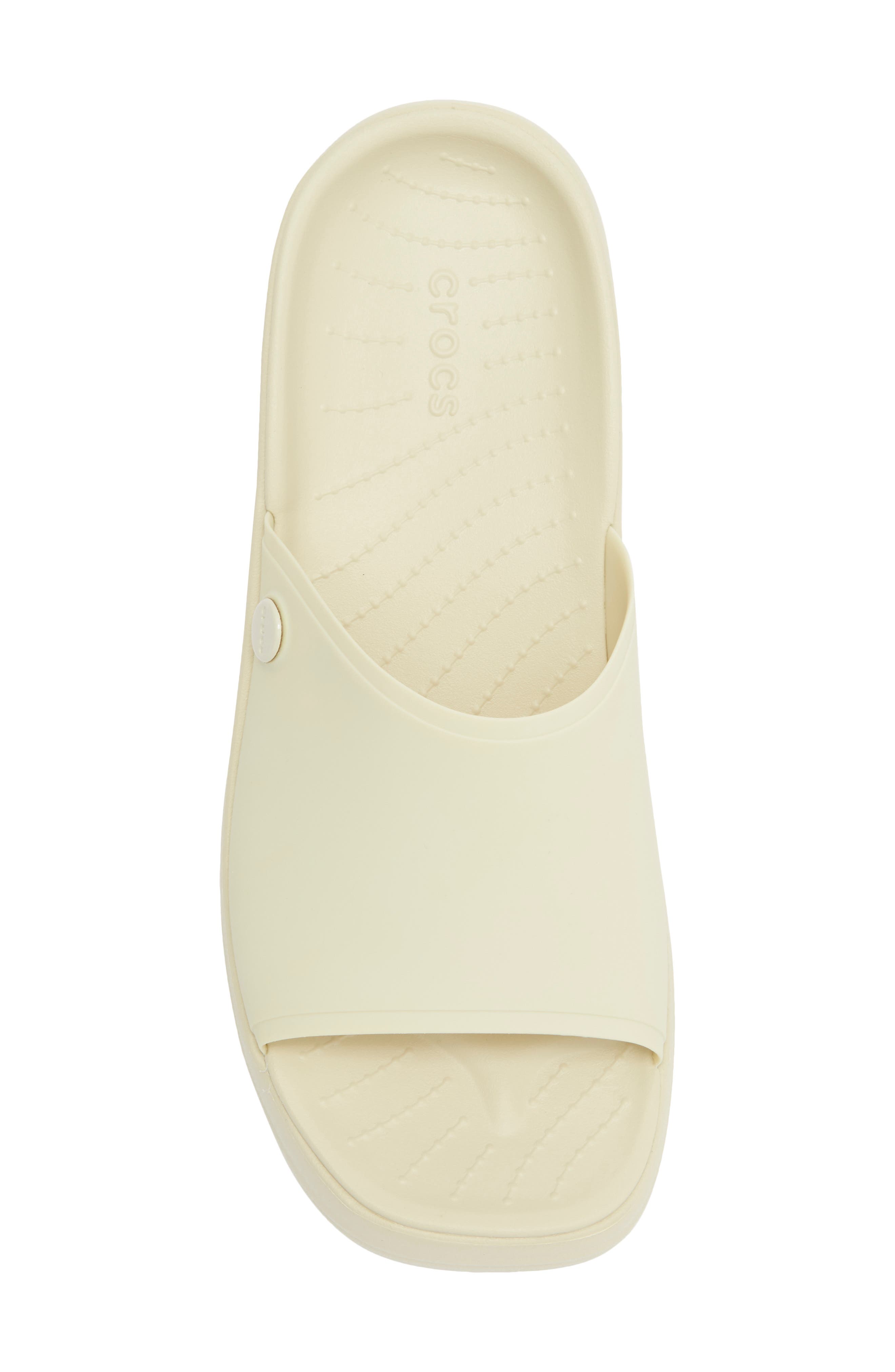 Skyline Slide Sandal, Alternate, color, BONE