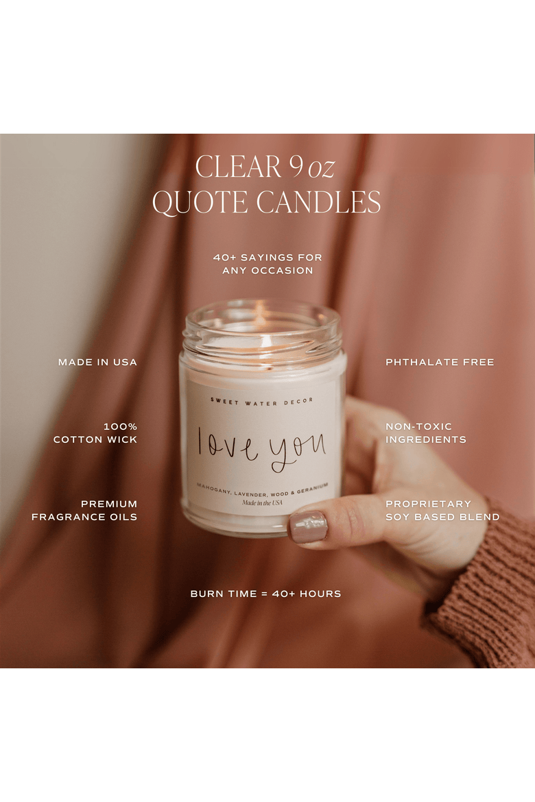 Valentine's Day Candles, Alternate, color, Love You