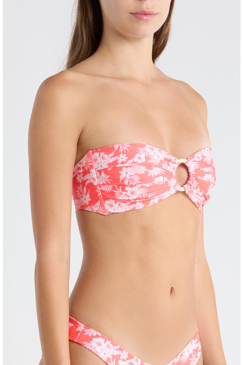 Strapless O-Ring Bikini Top, Alternate, color, ISLAND PUNCH