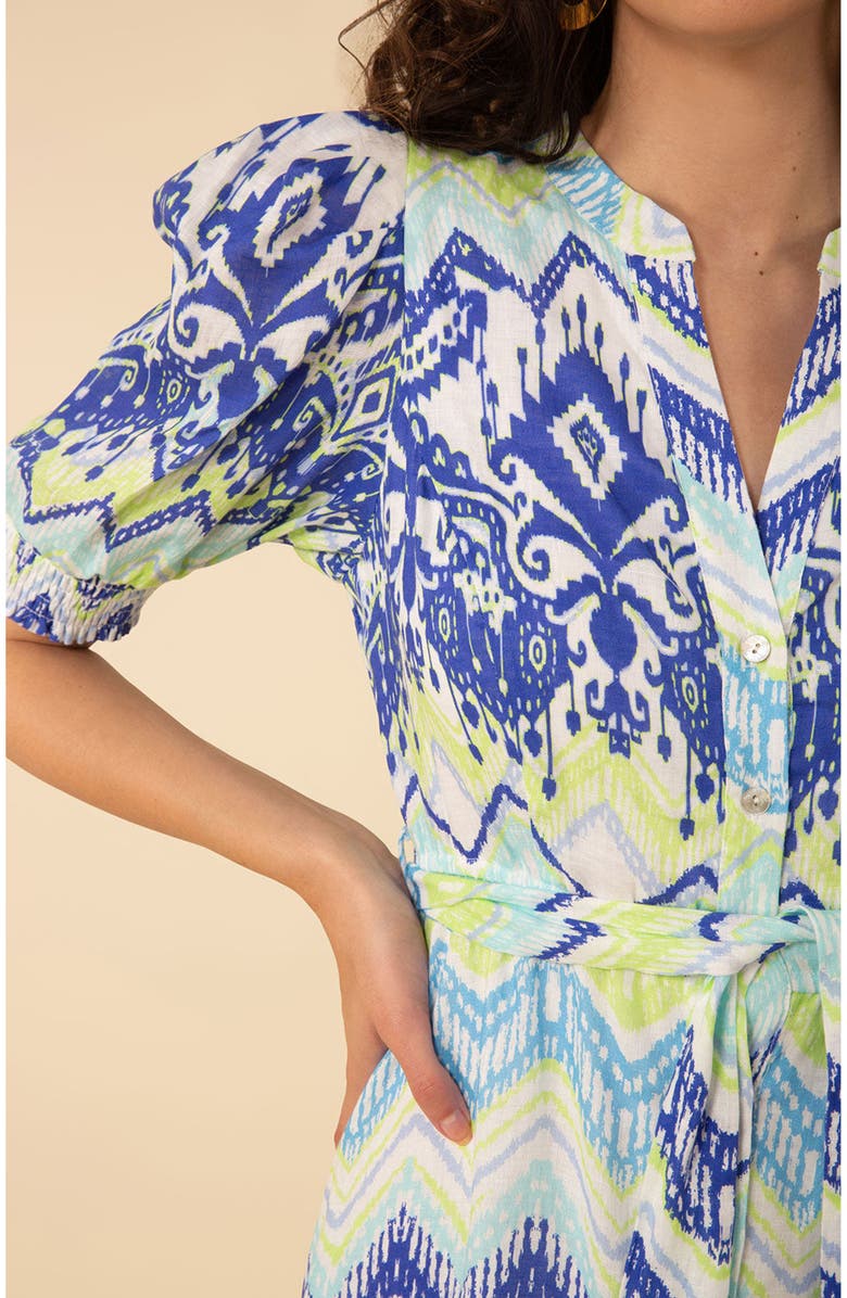 Hale Bob Sydney Linen Maxi Dress, Alternate, color,