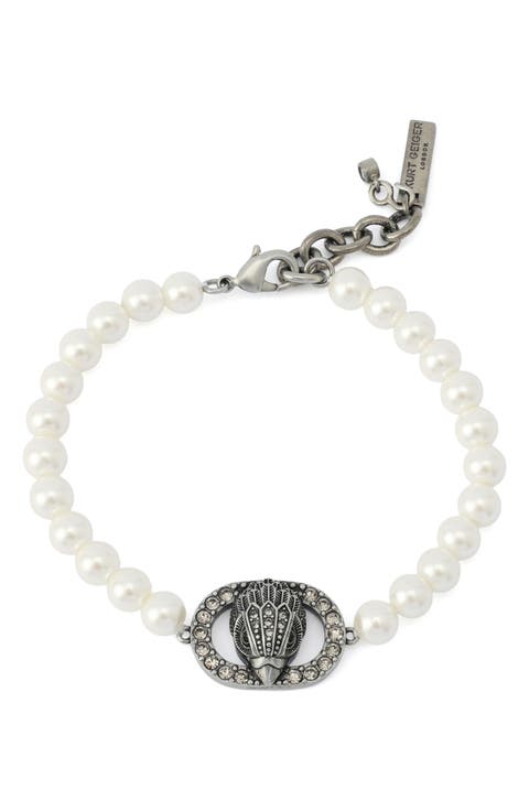 Eagle Faux Pearl Bracelet