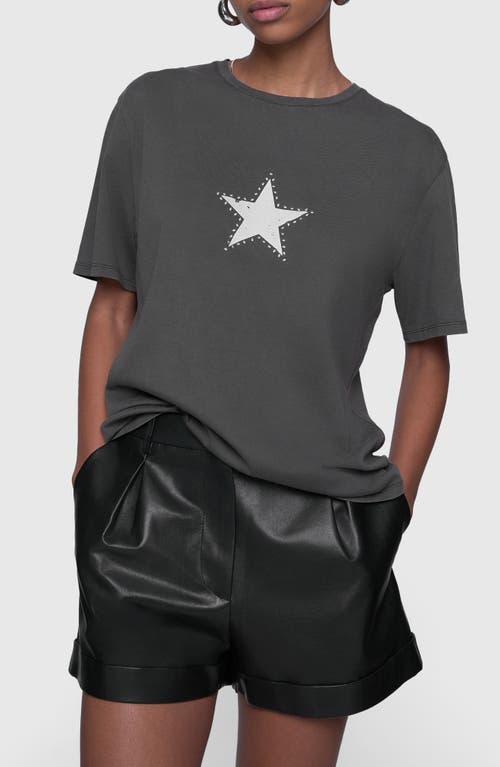 Rebecca Minkoff Isabella Bf T-shirt In Charcoal