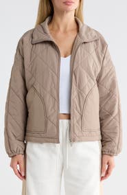 Z by Zella Wander Diamond Quilted Jacket