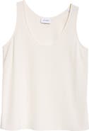 ST. JOHN Silk Crêpe de Chine Tank