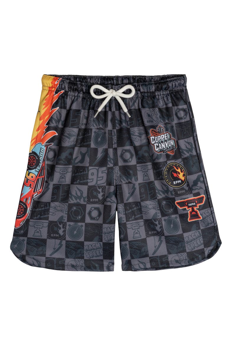 Cars Lightning McQueen Athletic 2-Piece T-Shirt and Shorts Set, Alternate, color, McQueen Charcoal
