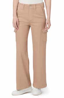 PAIGE Carly Coated High Waist Wide Leg Jeans