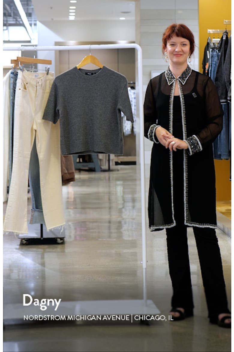 Short Sleeve Cashmere Sweater video
