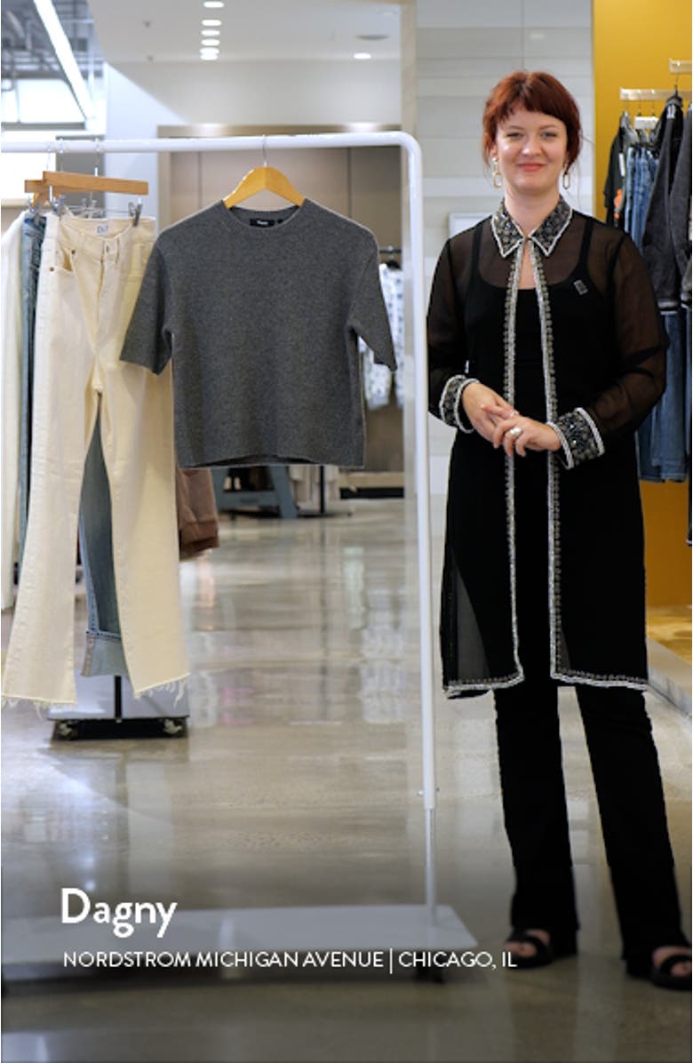 Short Sleeve Cashmere Sweater, sales video thumbnail