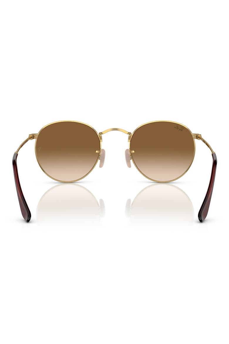 Legend Collection 47mm Round Sunglasses, Alternate, color, BROWN GRADIENT