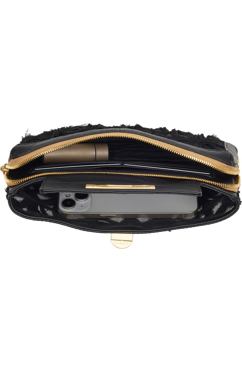 HAMMITT Small Midsummer Clutch, Alternate, color, Midsummer Night/ Brushed Gold