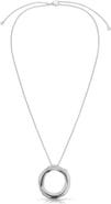 Ettika Open Circle Pendant Necklace