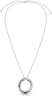 Ettika Open Circle Pendant Necklace