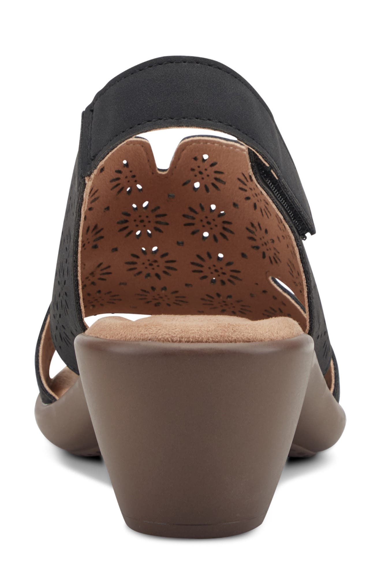 Easy Spirit Seconie Slingback Sandal, Alternate, color, Black