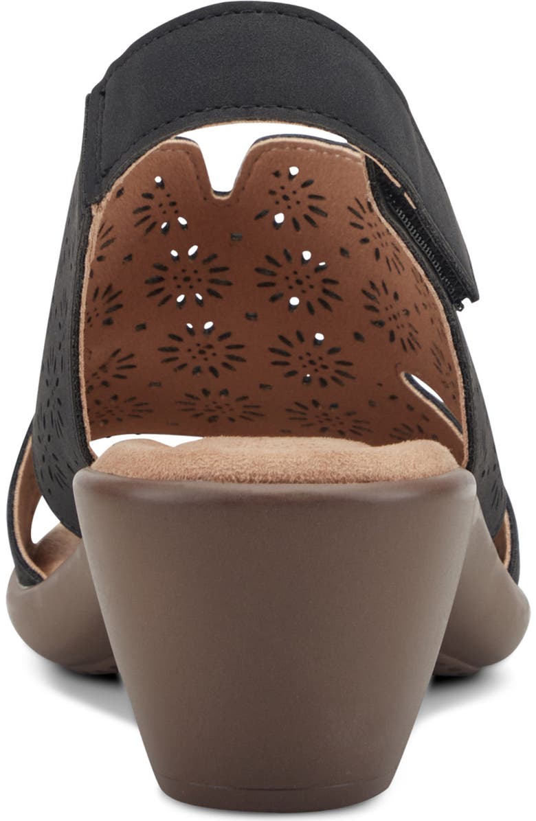 Easy Spirit Seconie Slingback Sandal, Alternate, color, Black