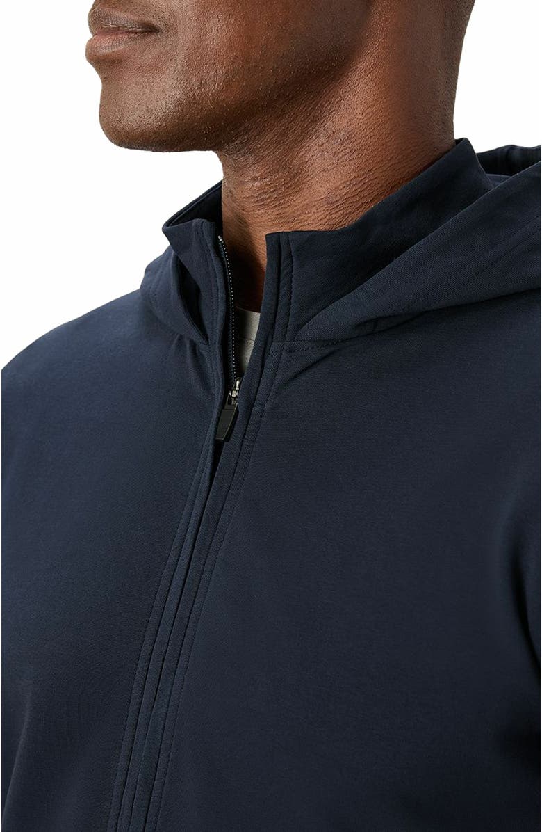 Pact Organic Cotton Stash French Terry Zip Hoodie, Alternate, color, Midnight Blue