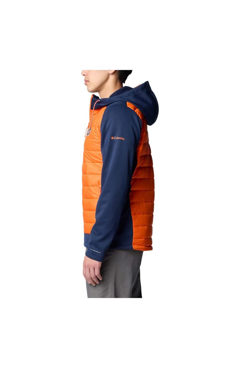 Columbia Men's Columbia  Navy/Orange Florida Gators Out-Shield Hybrid Full-Zip Hoodie Jacket, Alternate, color, Navy