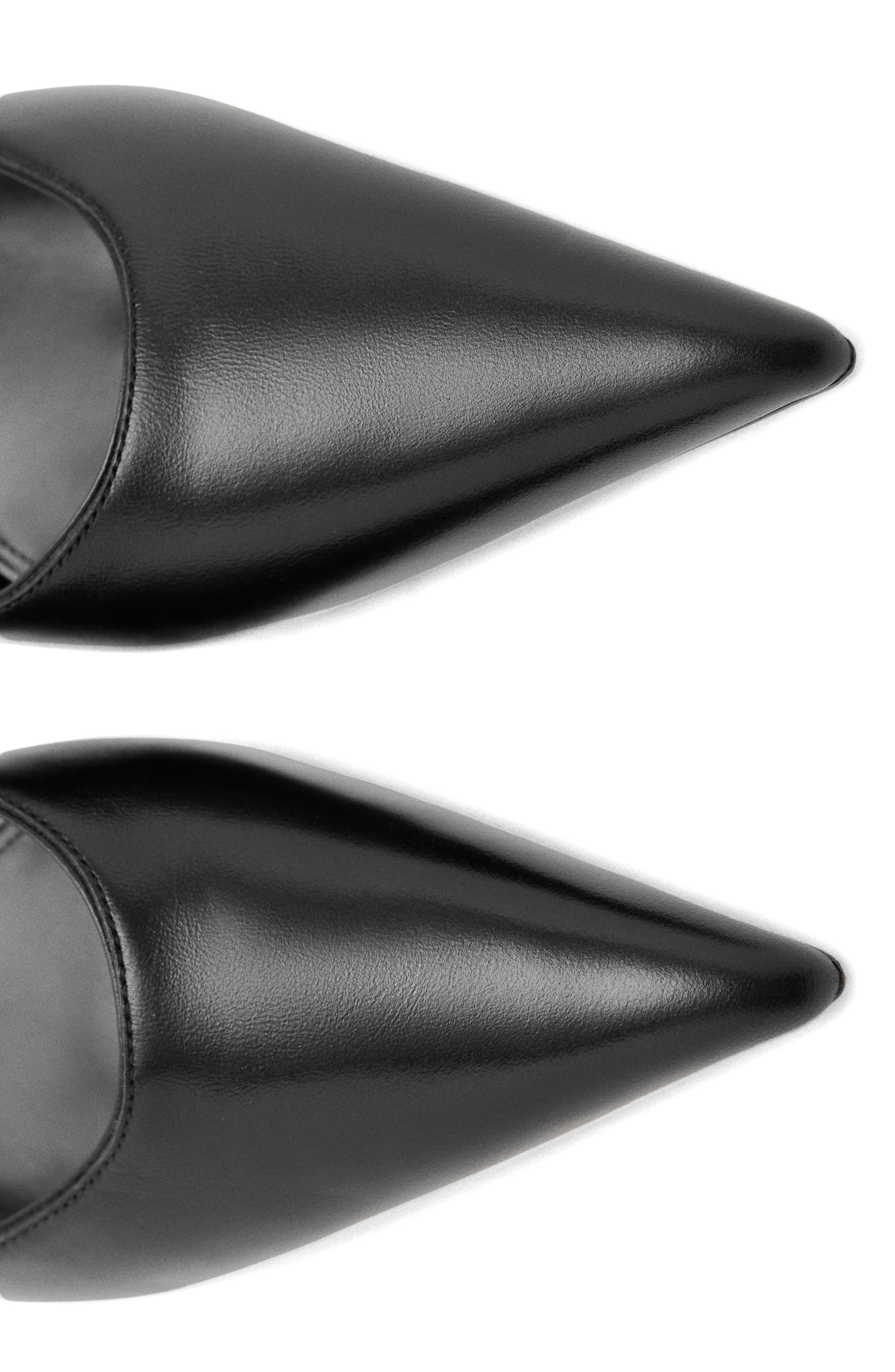 MANGO Pointed Toe Kitten Heel Mule, Alternate, color, 