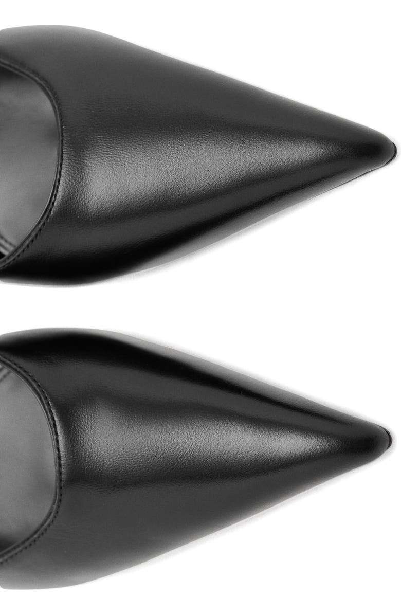 MANGO Pointed Toe Kitten Heel Mule, Alternate, color,
