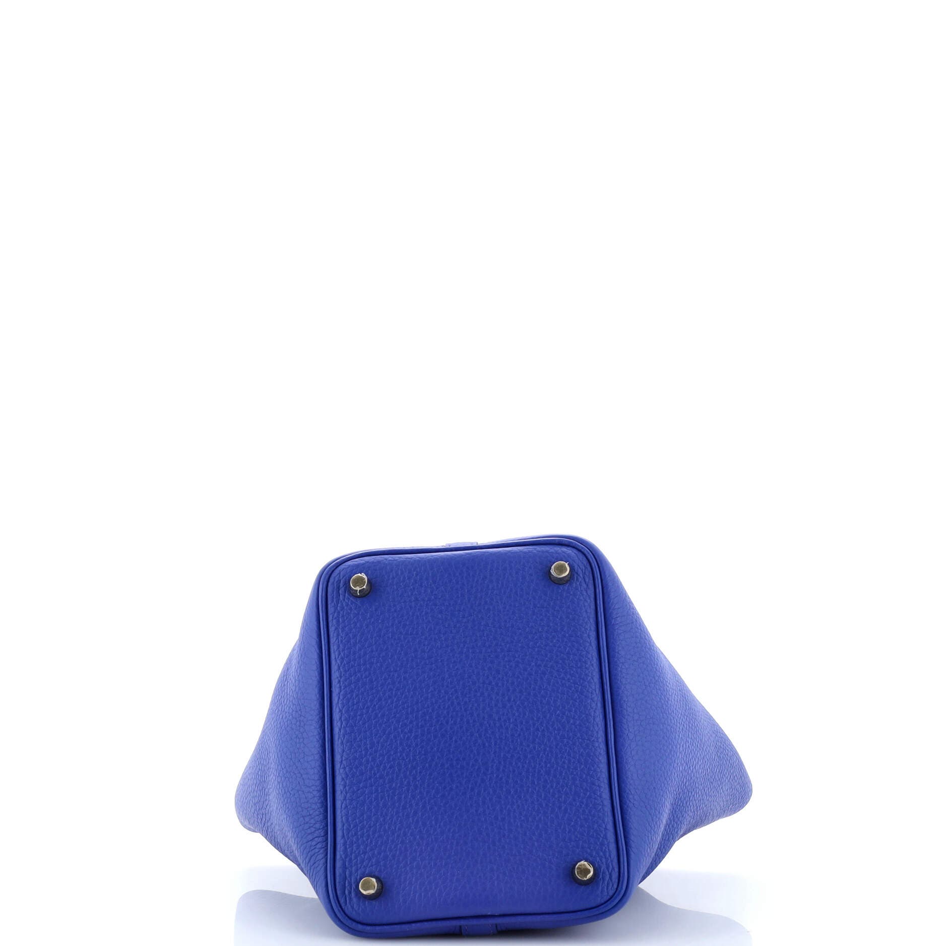 Pre-Owned Hermes Picotin Lock Bag Clemence PM, Alternate, color, Bleu Royal