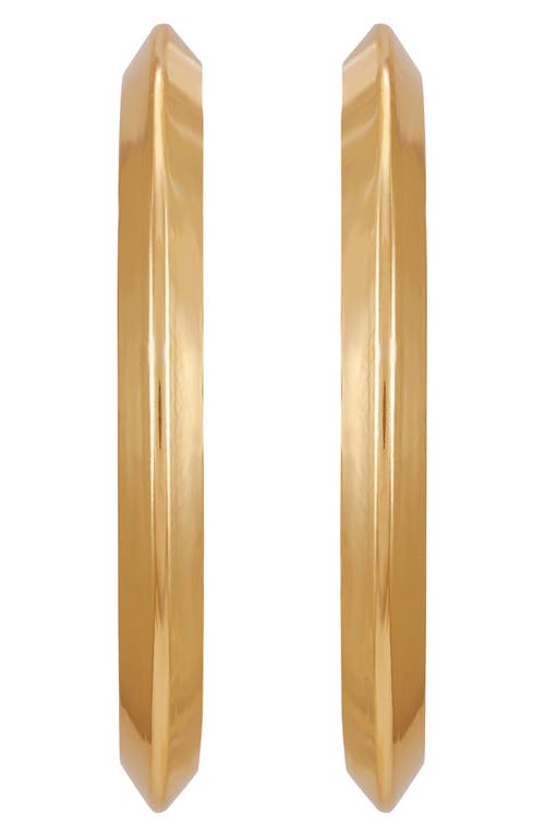 Vince Camuto Triangular Tube Hoop Earrings