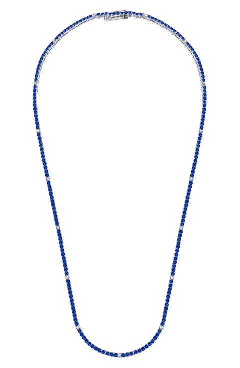 Cubic Zirconia Tennis Necklace